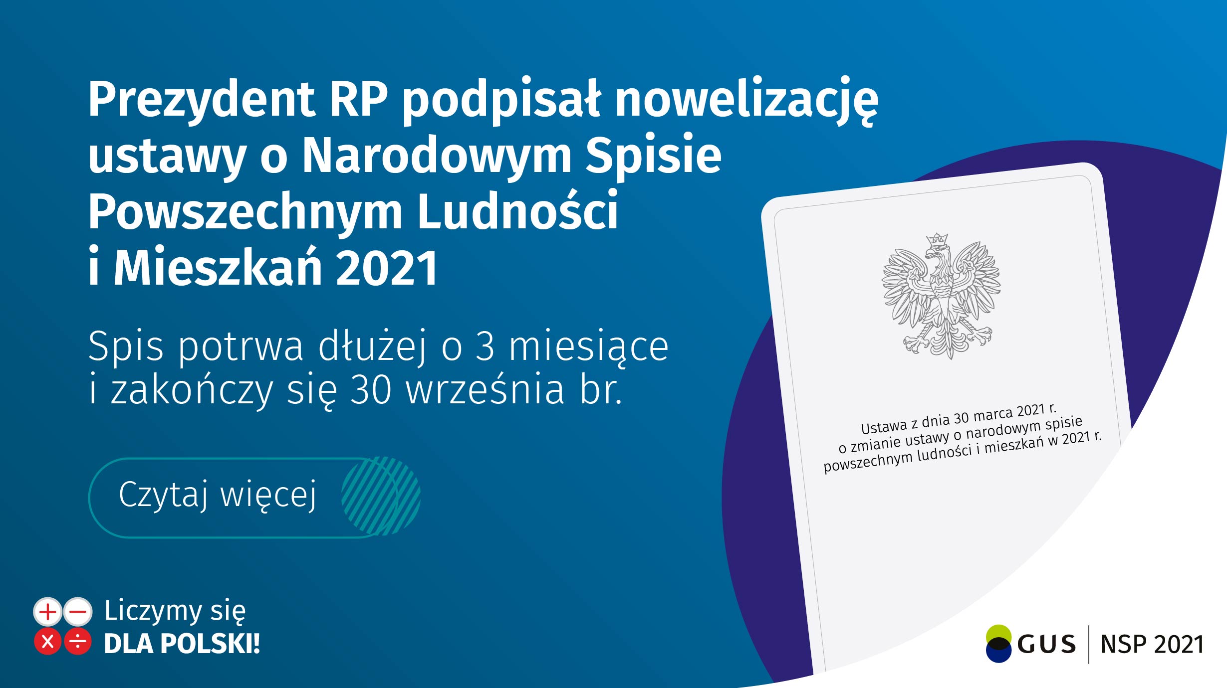 Grafika informująca o nowelizacji ustawy