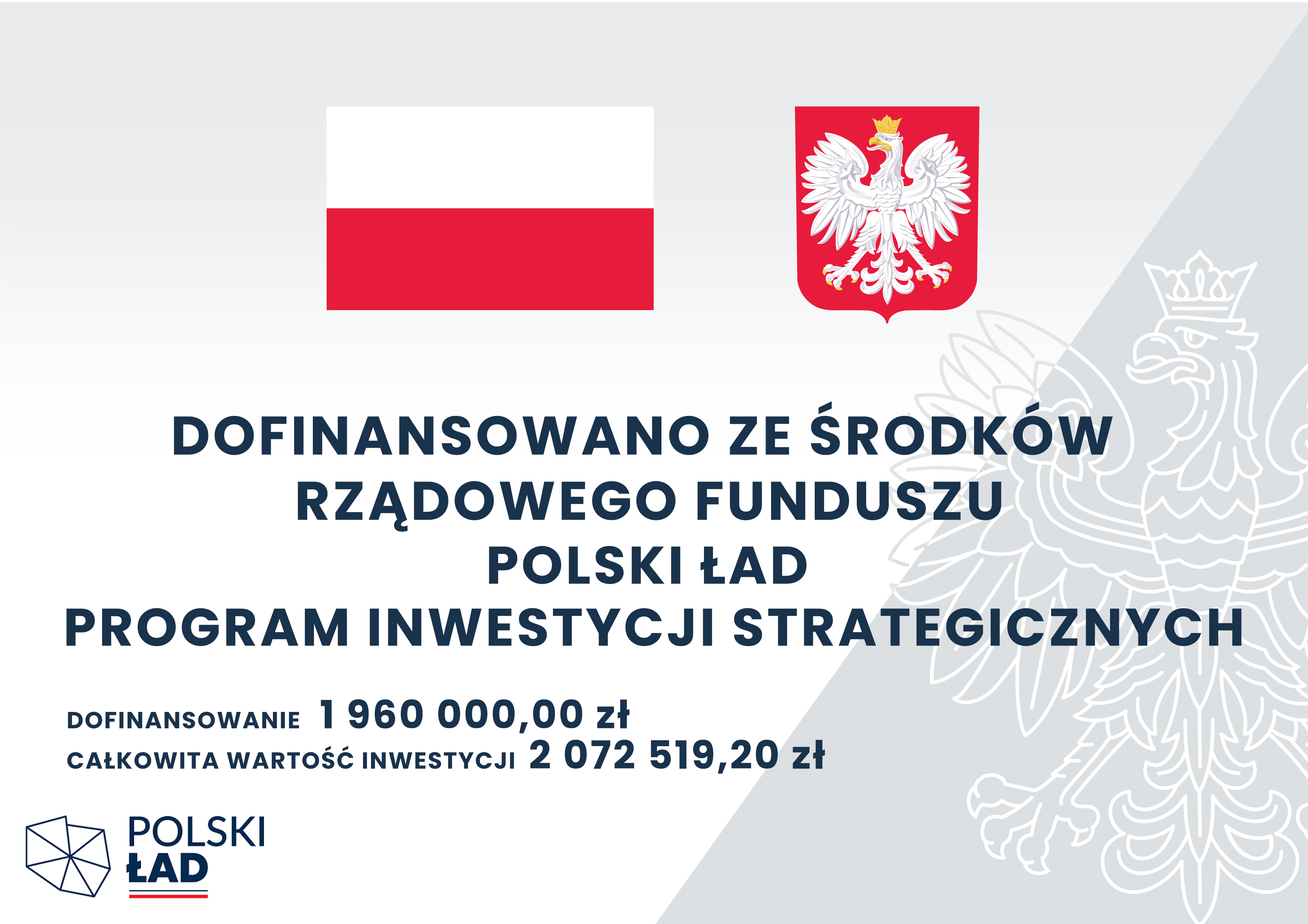 Polski Ład - tablica informacyjna