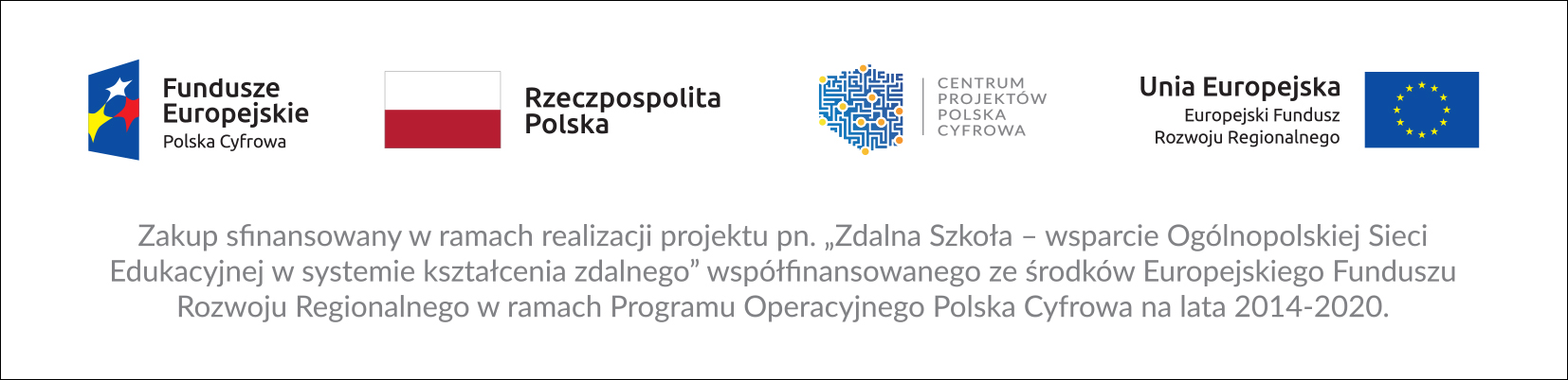 Zdalna szkoła - loga projektu